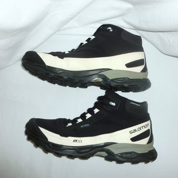 Salomon Shelter CSWP Advanced Black Vanilla Ice Waterproof Boot 12 mens main image 14